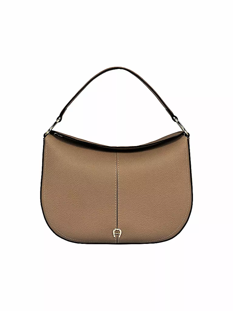 Beige hobo handbag on sale